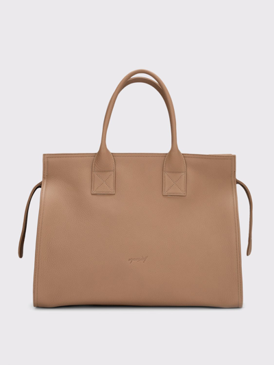 Shop Marsèll Curva Medium Bag In Leather In Hazel