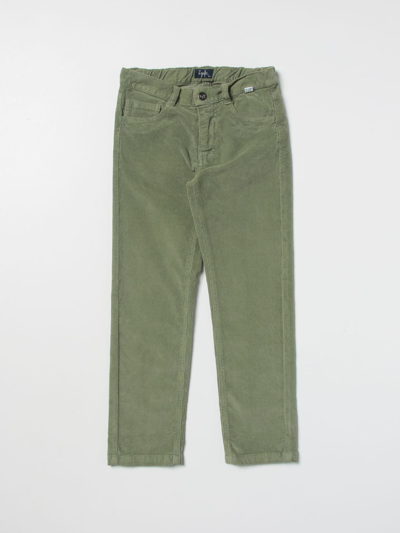 Shop Il Gufo Pants  Kids Color Green