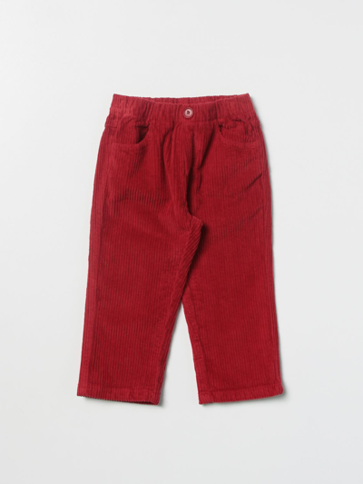 Shop Il Gufo Trousers  Kids In Red