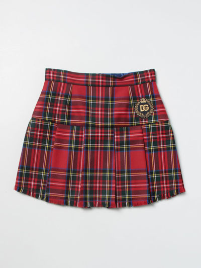 Shop Dolce & Gabbana Skirt  Kids In Red