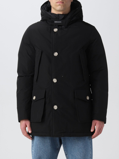 Shop Woolrich Jacket  Men Color Black