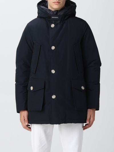 Shop Woolrich Jacket  Men Color Blue