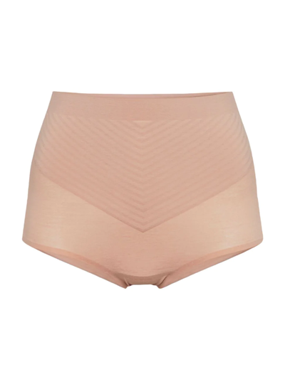 Shop Wolford Women's 3w High-rise Control Panty In Rose