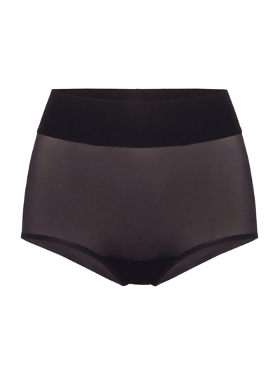 Shop Wolford Women's Sheer Touch Control Panty In Black