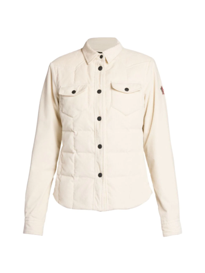 Moncler Grenoble Day-namic Padded Snap-front Jacket In Off White | ModeSens