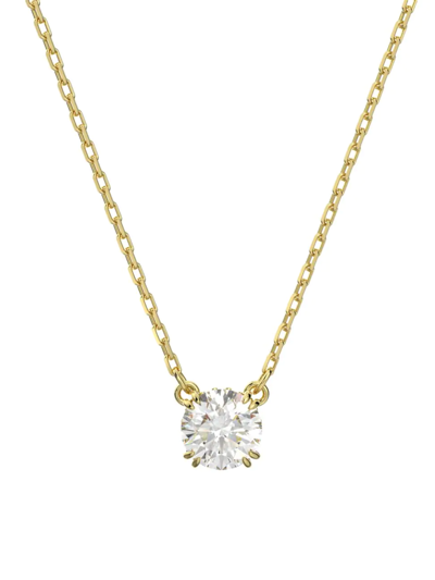 Shop Swarovski Women's Constella Goldtone & Crystal Pendant Necklace