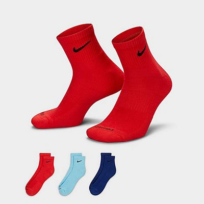 Shop Nike Everyday Plus Cushioned Training Ankle Socks (3-pack) In Multi