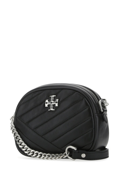 Shop Tory Burch Black Leather Small Kira Crossbody Bag  Nd  Donna Tu