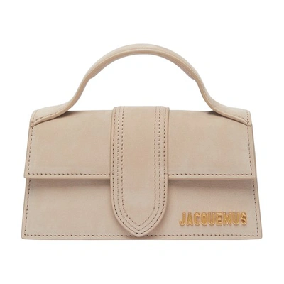 Shop Jacquemus Le Bambino Bag In Dark Beige