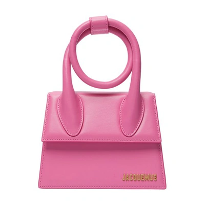 Shop Jacquemus Le Chiquito Naud Bag In Pink