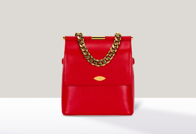 Shop Mela Mona In Lipstick Red Crossbody Bag