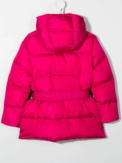 Shop Dsquared2 Logo-print Puffer Jacket In Pink