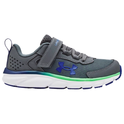 Shop Under Armour Boys  Assert 9 Ac In Gray/white/multicolor