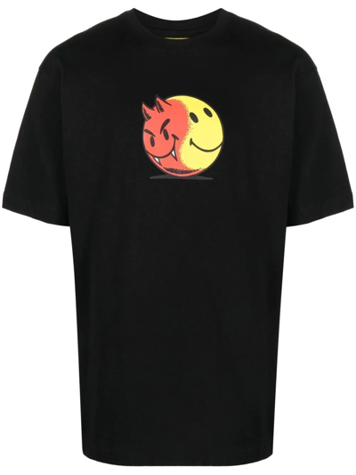 Shop Market Graphic-print Short-sleeve T-shirt In Black