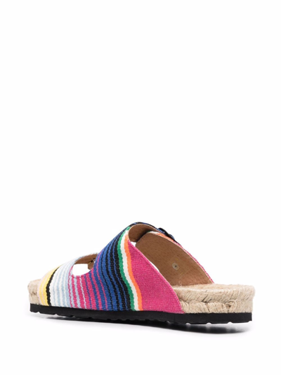 Shop Manebi Nordic Sandals In Multicolor
