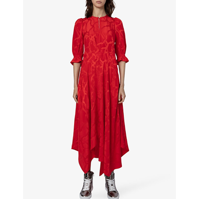 Shop Zadig & Voltaire Zadig&voltaire Women's Japon Ranage Jacquard Silk Maxi Dress