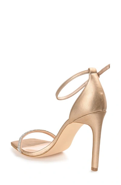 Journee Collection Zoya Tru Comfort Foam Heeled Sandal In Gold
