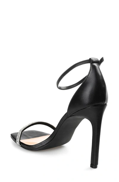 Journee Collection Zoya Tru Comfort Foam Heeled Sandal In Black