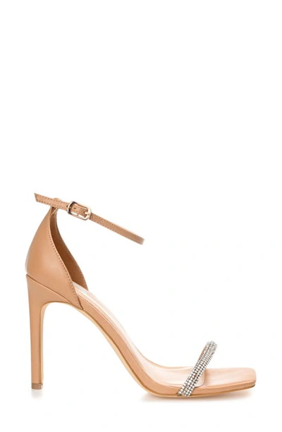 Journee Collection Zoya Tru Comfort Foam Heeled Sandal In Mocha