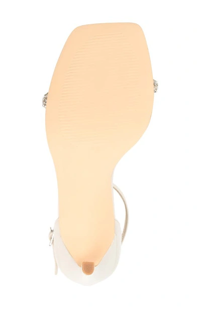 Journee Collection Zoya Tru Comfort Foam Heeled Sandal In Off White