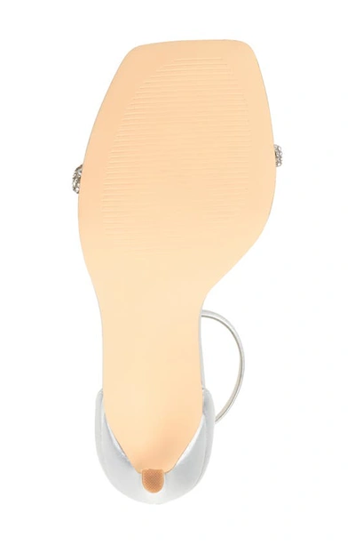 Journee Collection Zoya Tru Comfort Foam Heeled Sandal In Silver