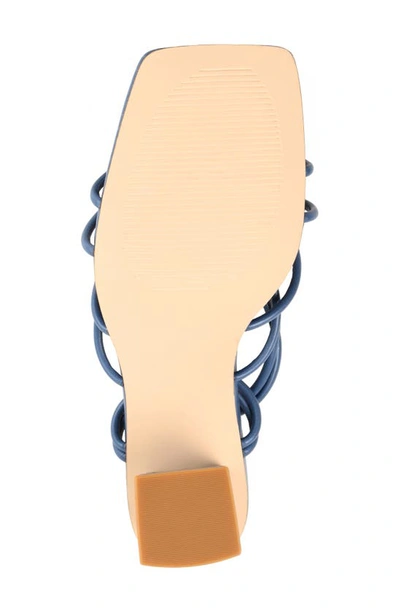 Journee Collection Harpr Tru Comfort Foam Heeled Sandal In Blue