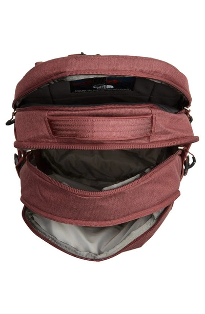 The North Face Recon Backpack In Wild Gngr Lt Hthr/ Tnf White