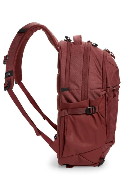 The North Face Recon Backpack In Wild Gngr Lt Hthr/ Tnf White