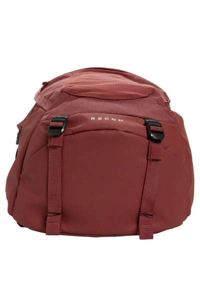 The North Face Recon Backpack In Wild Gngr Lt Hthr/ Tnf White