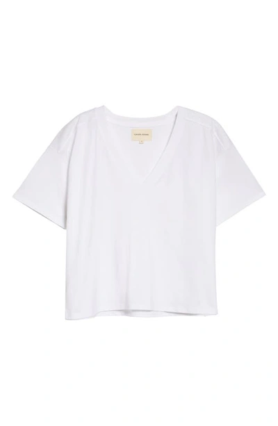 Shop Loulou Studio Faaa V-neck Cotton T-shirt In White
