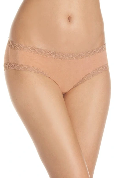 Shop Natori Bliss Cotton Girl Briefs In Glow