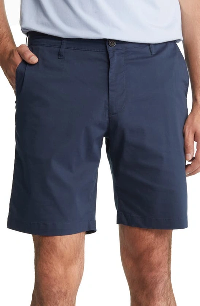 Shop Faherty Movement Chino Shorts In Navy