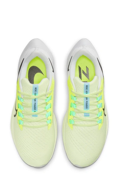 Nike Air Zoom Pegasus 38 Running Shoe In Barely Volt/ Black/ Volt