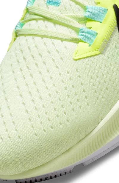 Nike Air Zoom Pegasus 38 Running Shoe In Barely Volt/ Black/ Volt