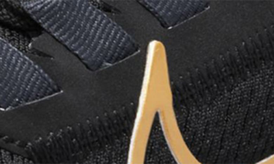 Nike Air Zoom Pegasus 38 Running Shoe In Black/ Gold Coin/ Blue