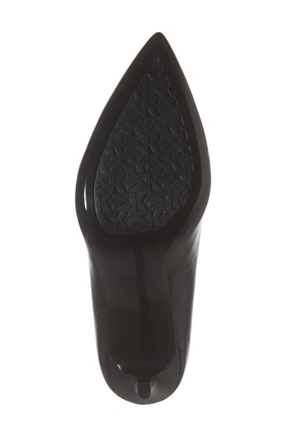 Shop Karl Lagerfeld Royale Pump In Black Leather