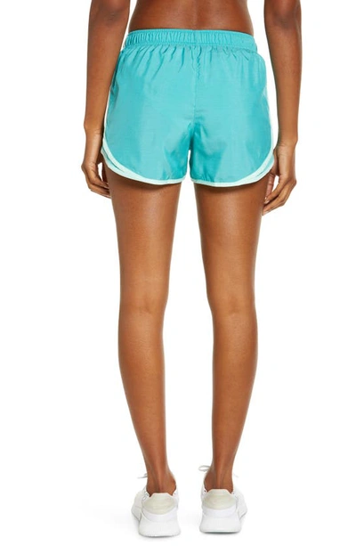 Nike Dri-fit Tempo Running Shorts In Washed Teal/ Wolf Grey
