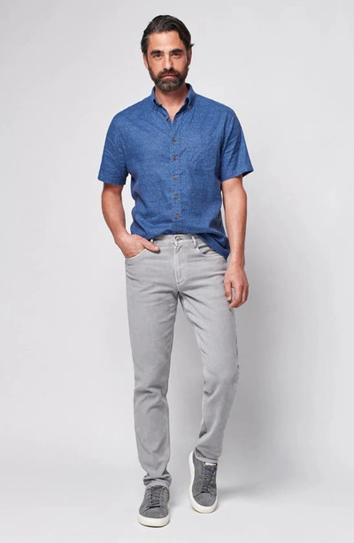 Shop Faherty Stretch Terry 5-pocket Pants In Iron