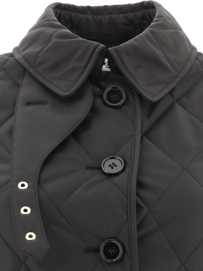 Shop Burberry "fernleigh" Jacket In Black