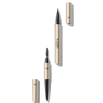Iconic London Triple Precision Brow Definer 0.33g (various Colours) - Black Brown In Black Brown