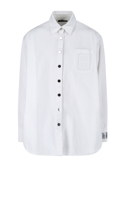Shop Raf Simons Women's  White Shirt