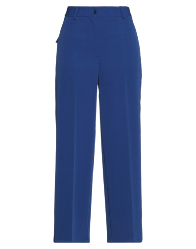 Shop Altea Woman Pants Blue Size 4 Polyester, Polyamide