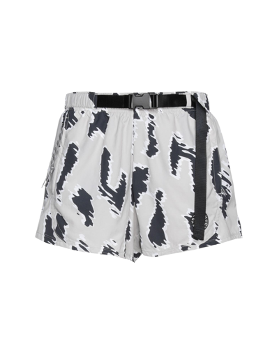Shop Adidas By Stella Mccartney Asmc Sw Sho P Woman Shorts & Bermuda Shorts Grey Size S Recycled Polyamid