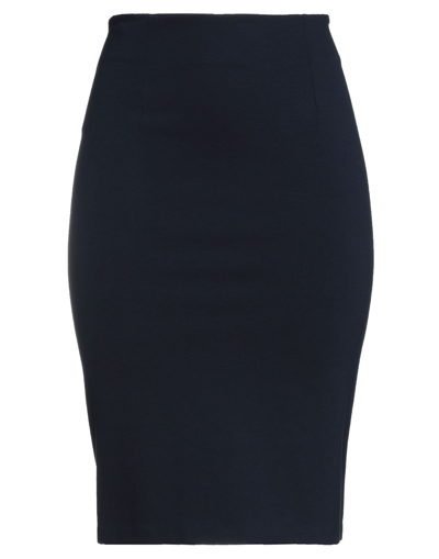 Massimo Rebecchi Midi Skirts In Dark Blue