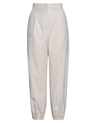 Shop Nora Barth Woman Pants Ivory Size 12 Polyester In White