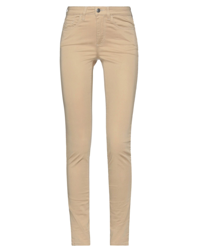 Shop Acne Studios Woman Pants Sand Size 25w-34l Cotton, Elastane In Beige