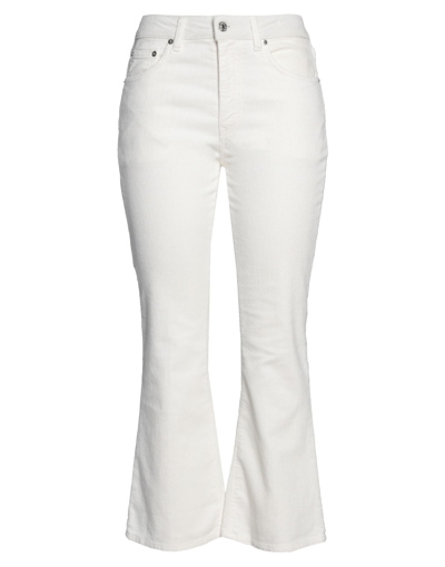 Shop Mauro Grifoni Grifoni Woman Pants Ivory Size 30 Cotton, Elastane In White