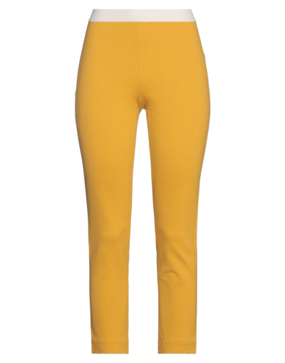 Shop Liviana Conti Woman Pants Yellow Size 6 Viscose, Polyamide, Elastane