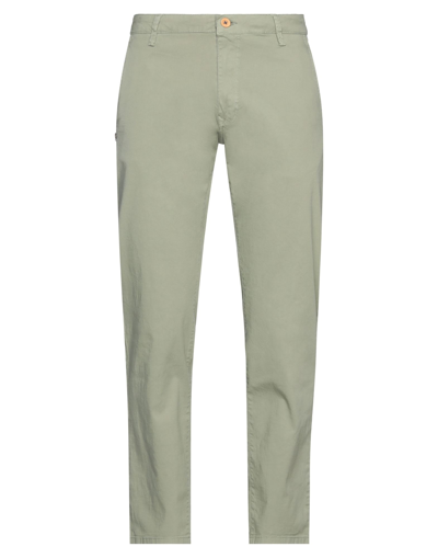 Shop Gaudì Man Pants Sage Green Size 30 Cotton, Elastane