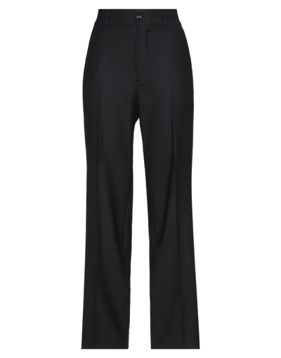 Shop Berwich Woman Pants Black Size 6 Polyester, Virgin Wool, Elastane